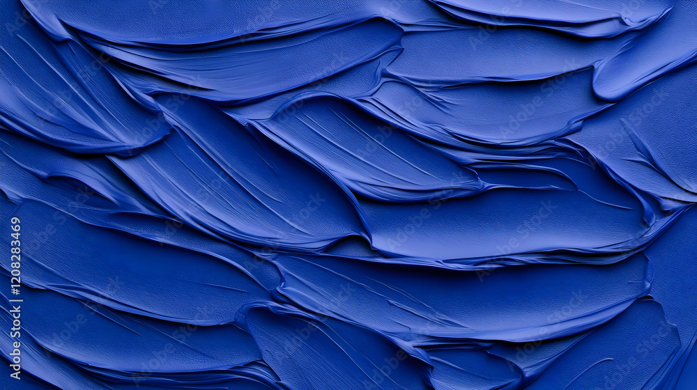 Abstract Blue Paint Texture Abstract Blue Paint Texture