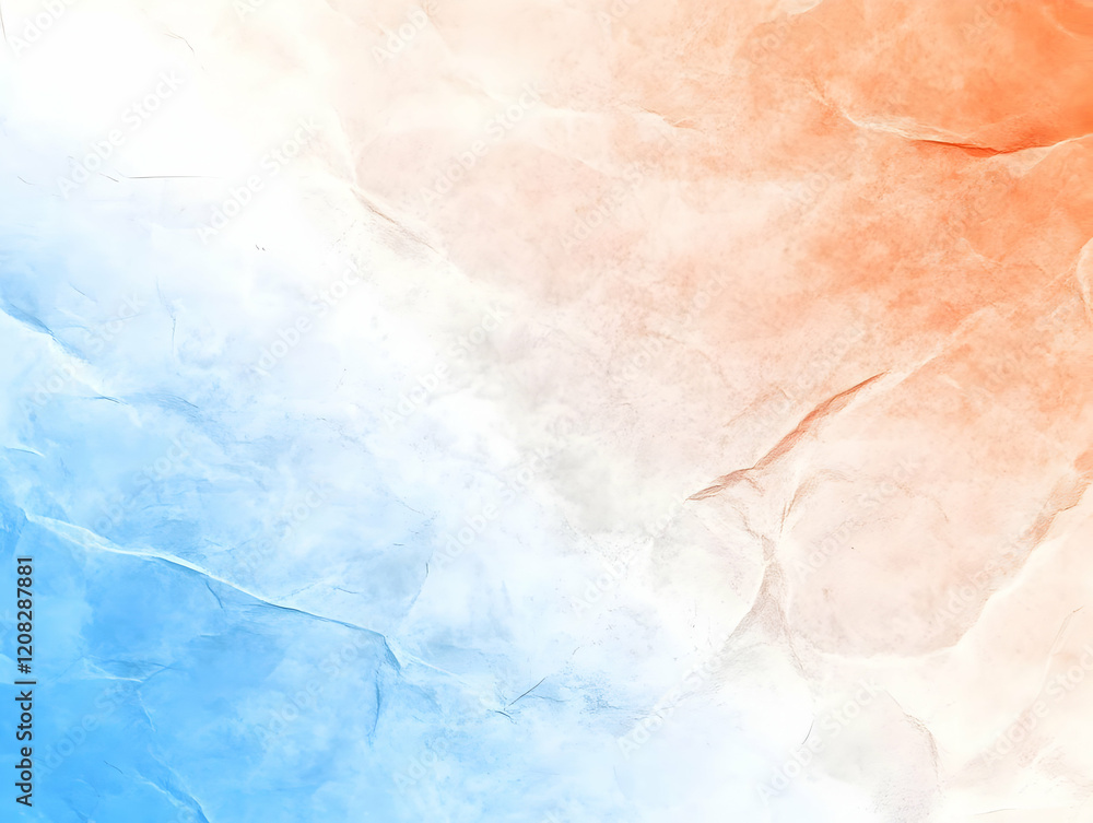 Fototapeta premium Abstract Blue Orange Background Illustration
