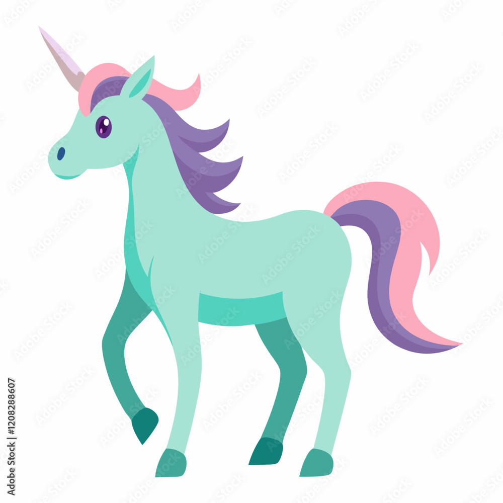 unicorn cartoon isolated vector illustration unicorn cartoon isolated vector illustration