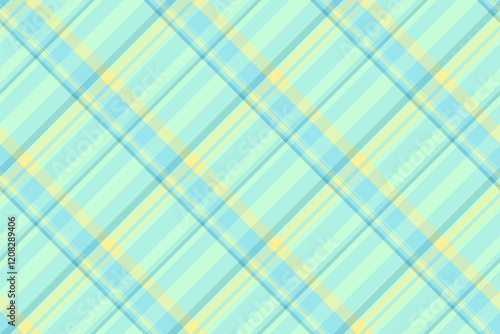 Soft pastel plaid pattern in light blue and yellow. Perfect for textile design, wallpaper, website backgrounds, or any project needing a gentle, modern feel.  Ideal for spring or summer themes.