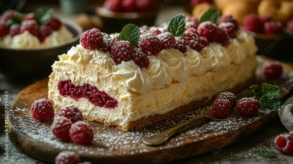 Delicious Raspberry Cream Cake: A Culinary Delight Delicious Raspberry Cream Cake: A Culinary Delight
