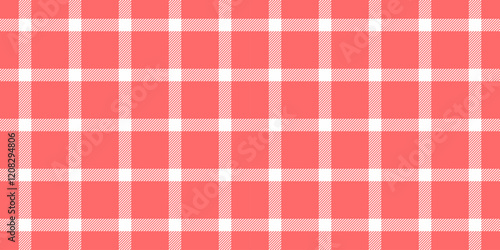 Vibrant coral and white checkered pattern.  Perfect for textile design,  website backgrounds, or scrapbooking.  Clean, modern aesthetic. Ideal for adding a touch of summery style to your projects.