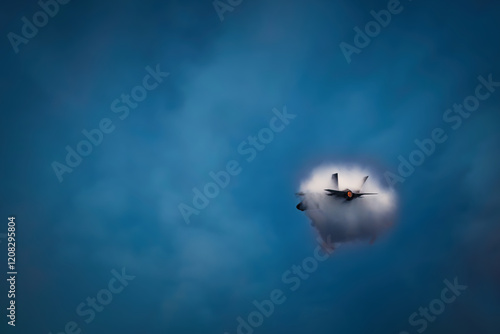 Catching an F-35 the second it creates a vapor trail, or what some folks mistakenly call a sonic boom.