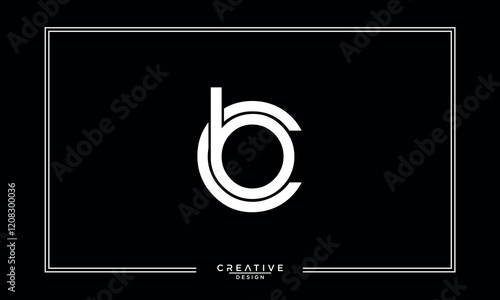 CB, BC, C, B, Abstract Letters Logo Monogram
