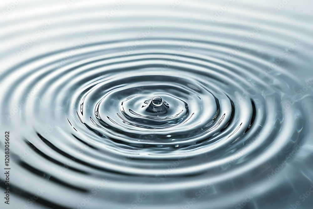 Water Drop Ripples - A Delicate Dance of Nature Water Drop Ripples - A Delicate Dance of Nature