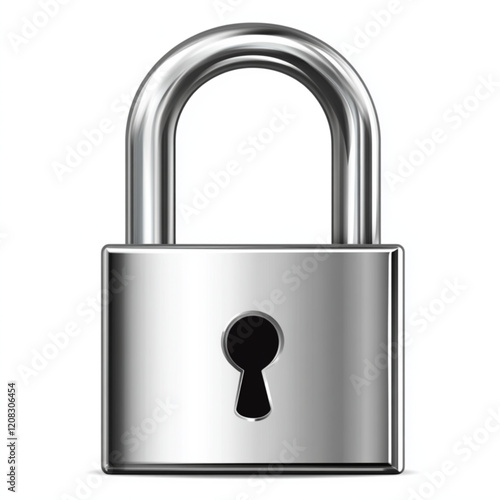 silver padlock