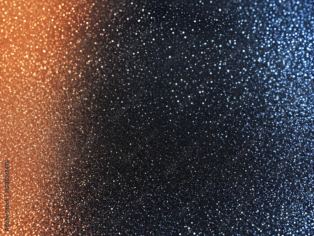 Obraz premium Abstract Glitter Background Orange Blue
