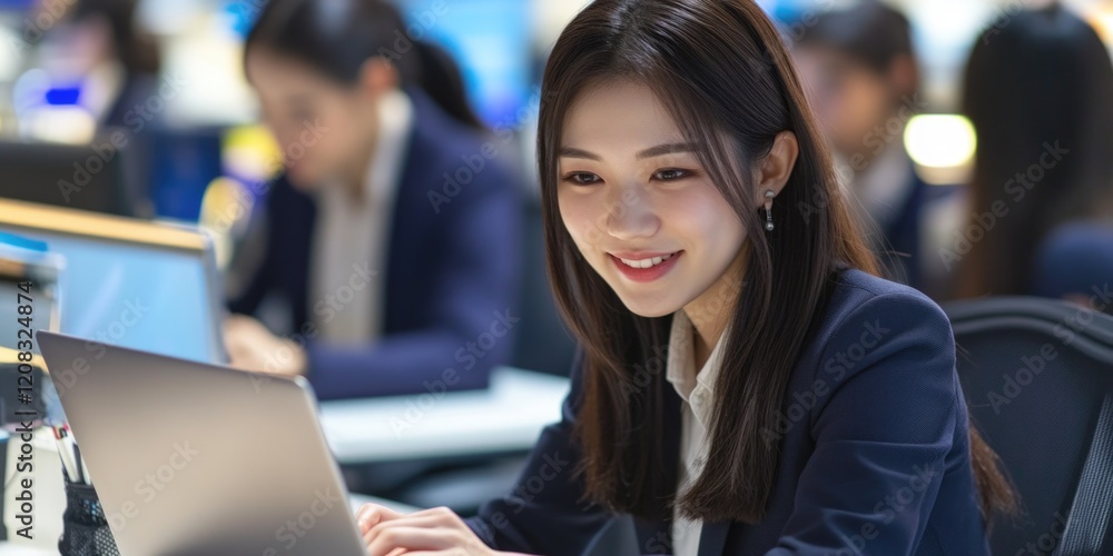 A person sitting in front of a laptop, focused on work or study A person sitting in front of a laptop, focused on work or study