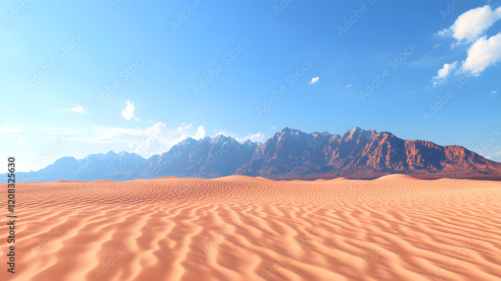 Naklejka premium sand dunes and sky