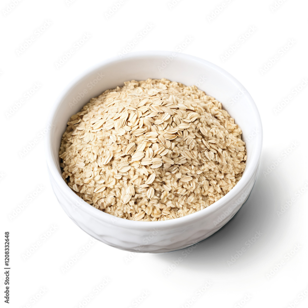 bowl of oatmeal isolated on transparent background bowl of oatmeal isolated on transparent background