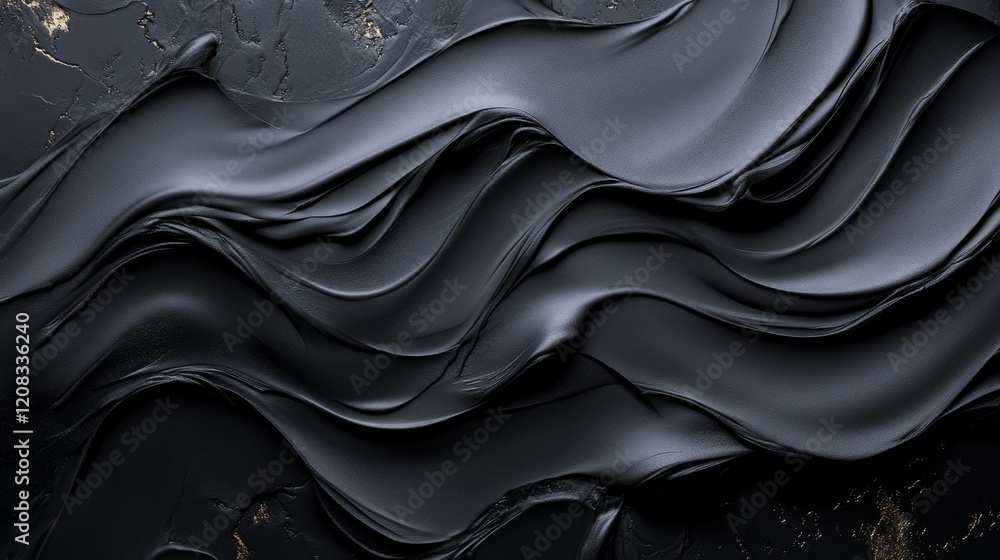 Obraz premium Black Background with Text for Social Media and Web Use