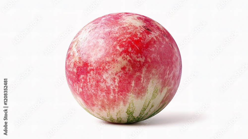 Fototapeta premium Freshly Cut Watermelon Isolated on White Background for Display