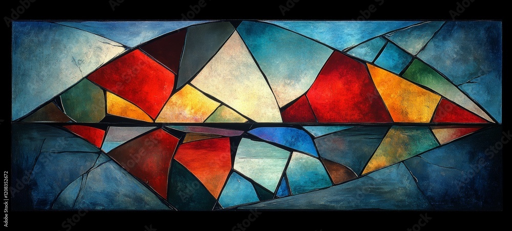 Fototapeta premium The Shattered Mirror, Specific Phobias