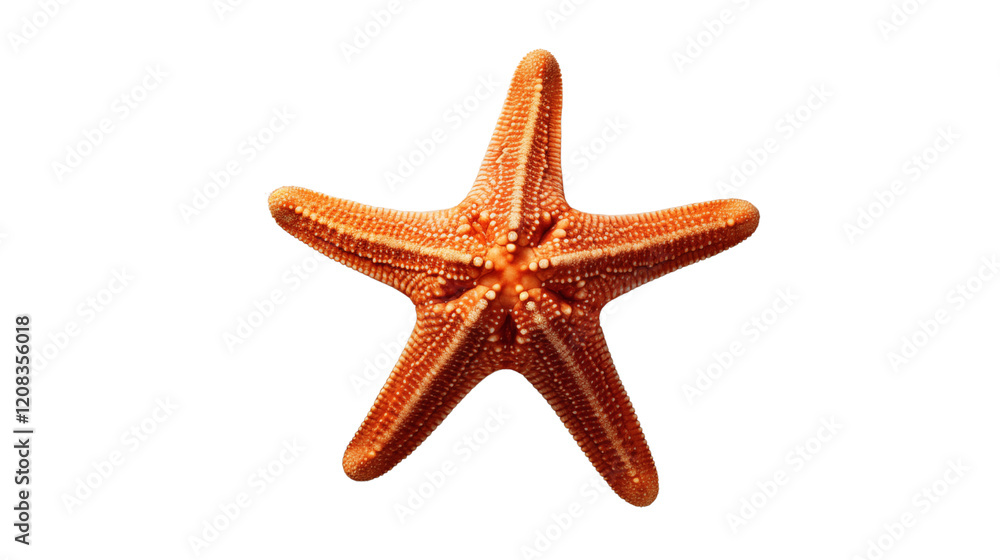 A group of starfish scattered across a sandy beach under a clear blue sky, studio view, isolated on transparent background. A group of starfish scattered across a sandy beach under a clear blue sky, studio view, isolated on transparent background.
