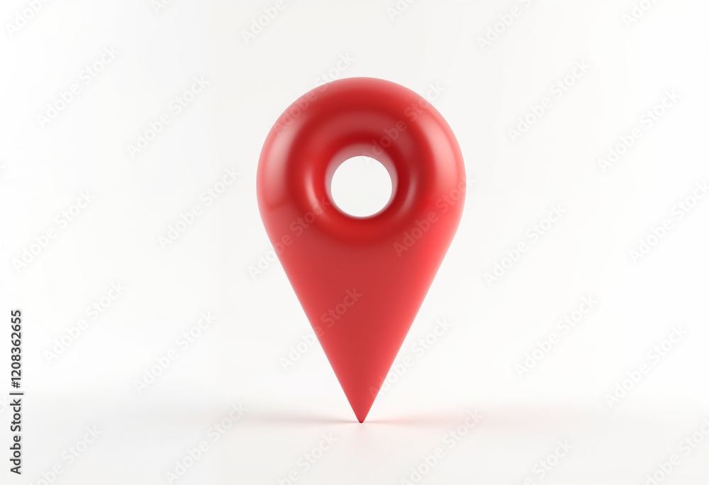red map pointer red map pointer