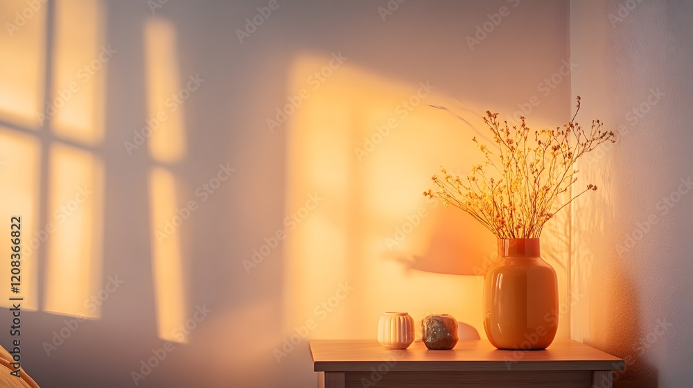 Minimalist Interior with Warm Light
Minimalist Interior with Warm Light
