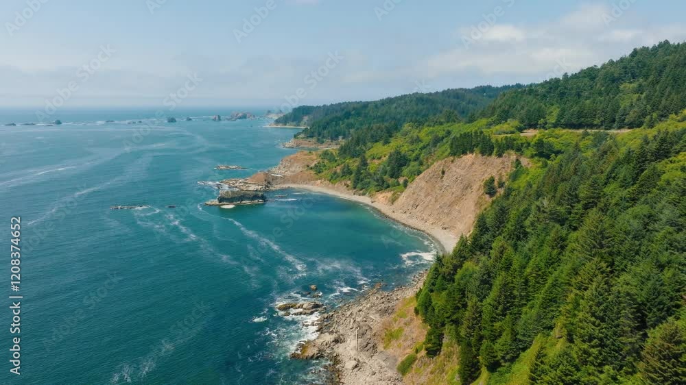 Majestic Views of the US West Coast Coastal Cliffs and Beaches Majestic Views of the US West Coast Coastal Cliffs and Beaches