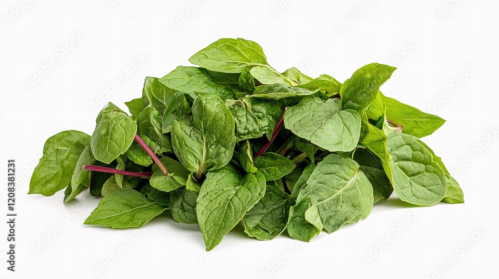 Fresh Mint Leaves Isolated on White Background for Culinary Use Fresh Mint Leaves Isolated on White Background for Culinary Use