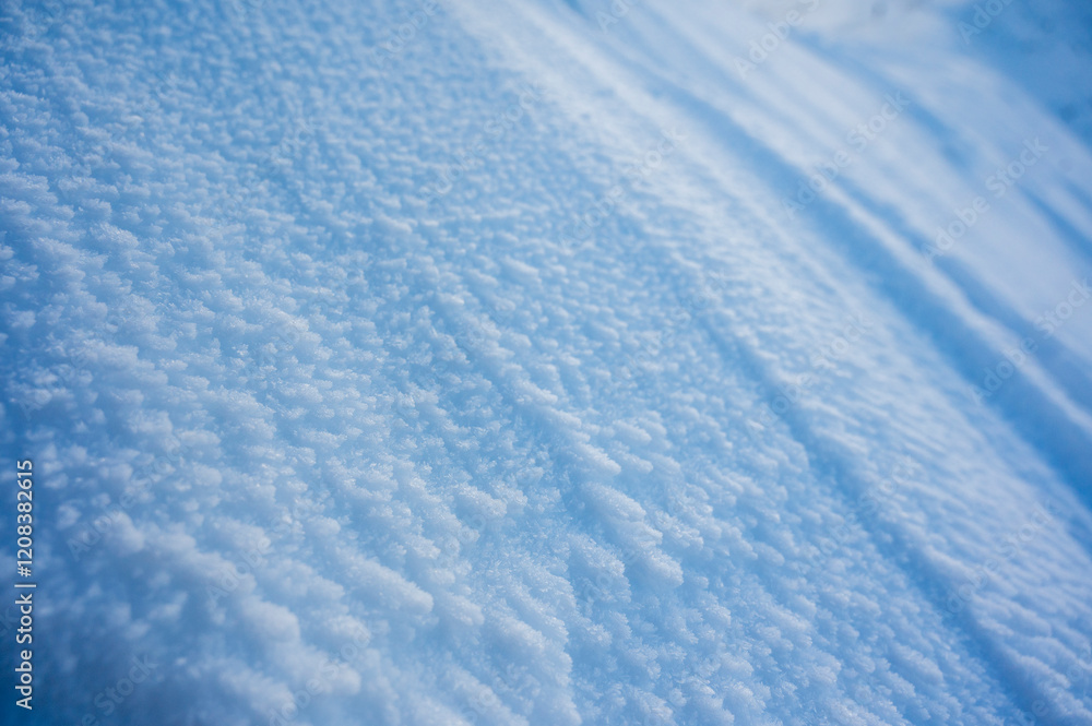 Close Up Macro Of Snow and Ice on a cold winters mornig. Close Up Macro Of Snow and Ice on a cold winters mornig.