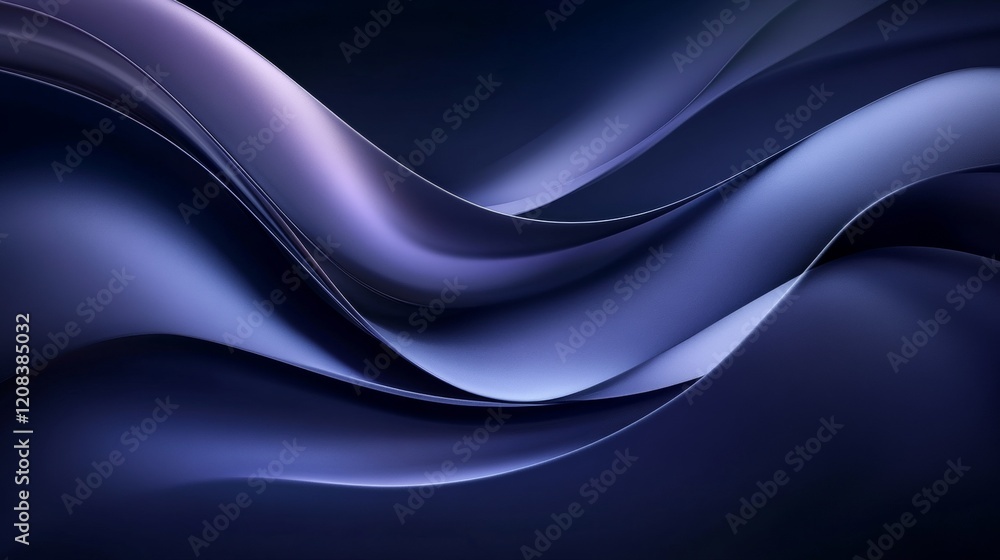 Fototapeta premium Abstract background with smooth curves and light gradient for creative projects and presentations