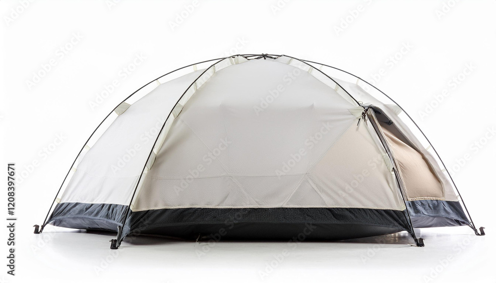 modern tourist tent isolated on white background modern tourist tent isolated on white background