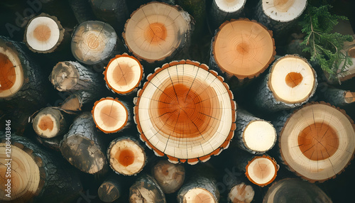 stack of wood wallpaper background