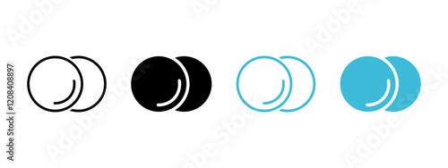 Medicine tablet blue minimal icon. Pill antibiotic sign. Painkiller pill symbol. Pharmacy pictogram. Health care and medicine illustration.