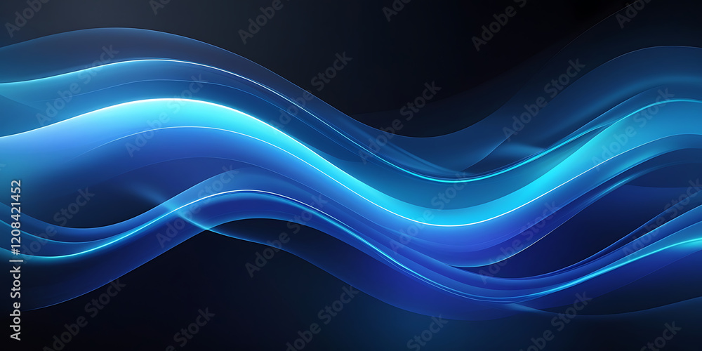 Abstract Blue Gradient Light Streaks Background Abstract Blue Gradient Light Streaks Background