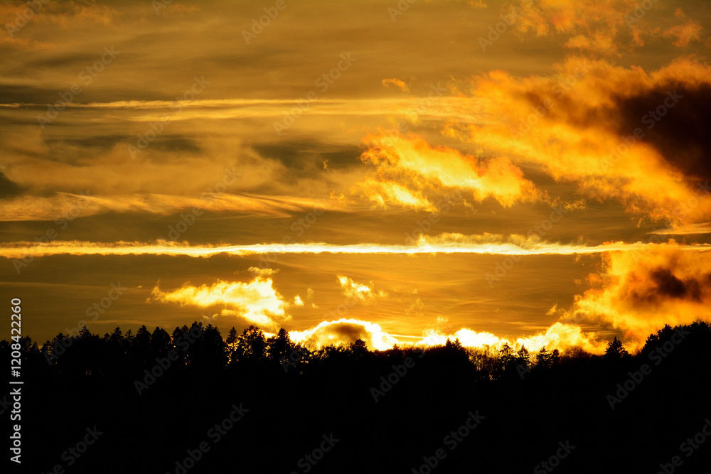 Obraz premium Golden Sky