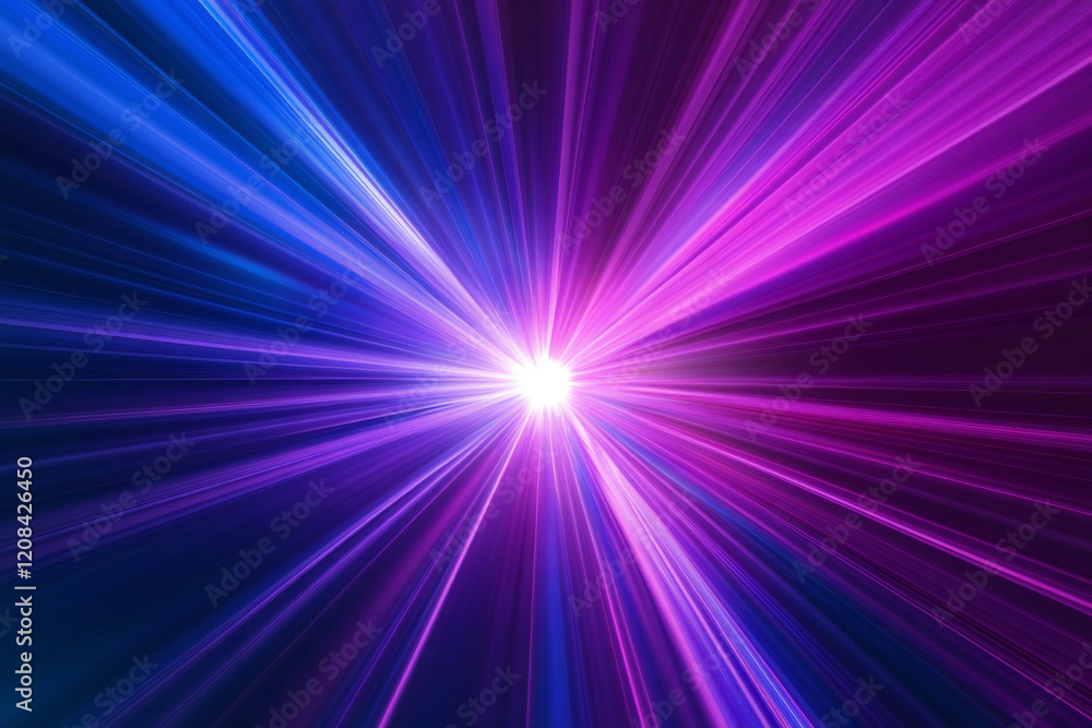 Fototapeta premium Futuristic Neon Waves with Glowing Abstract Curves, Vibrant Colors, and Digital Art Aesthetics for Modern Design and Dynamic Light Patterns