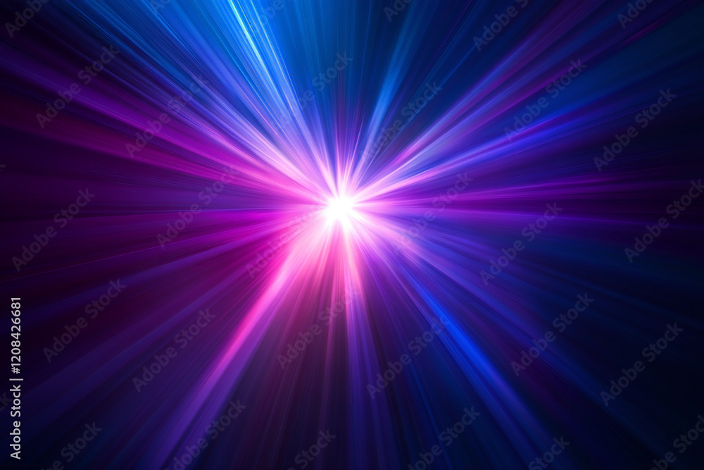Fototapeta premium Futuristic Neon Waves with Glowing Abstract Curves, Vibrant Colors, and Digital Art Aesthetics for Modern Design and Dynamic Light Patterns
