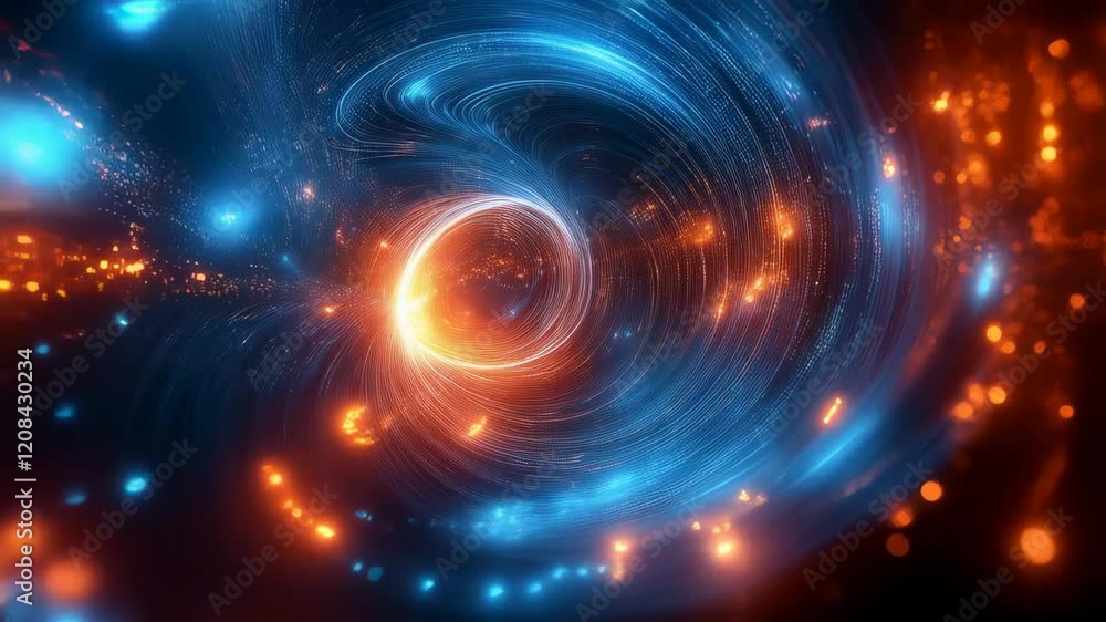Exploring the Depths of a Vibrant Cosmic Vortex Visualization Exploring the Depths of a Vibrant Cosmic Vortex Visualization