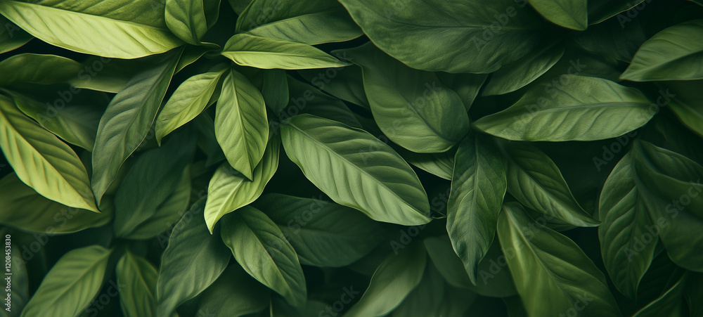 fresh green leaves on blurred background, close up. fresh green leaves on blurred background, close up.