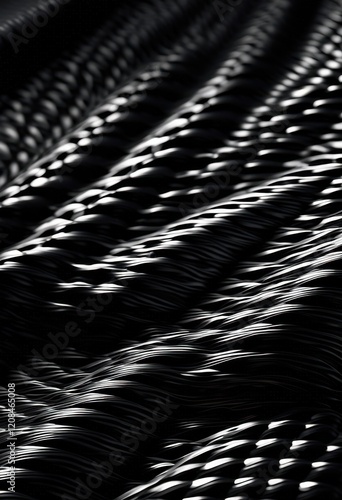 captivating close capture intricate carbon fiber patterns showcasing their unique textures designs vivid detail, aesthetic, art, craftsmanship, contrast
