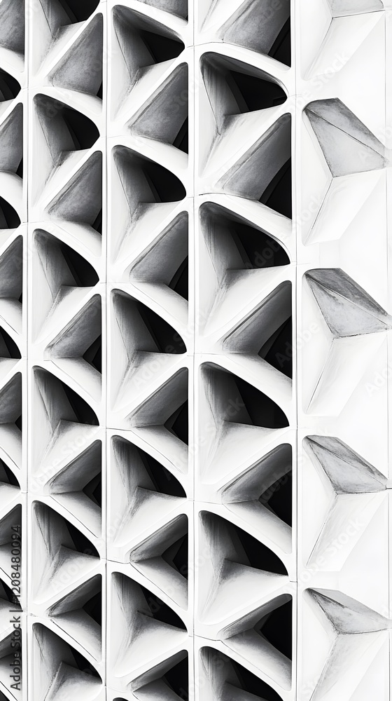 Geometric Abstract Pattern in White
Geometric Abstract Pattern in White