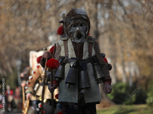 Foto The Surva masquerade games festival in Sofia, Bulgaria