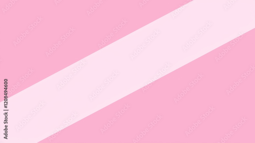 Fototapeta premium Minimalist pink and white diagonal stripes create a modern and stylish background design, suitable for various graphic design projects and presentations