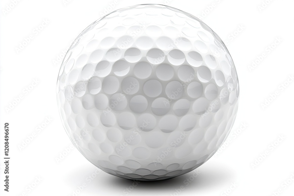 Golf ball isolated on white background Golf ball isolated on white background