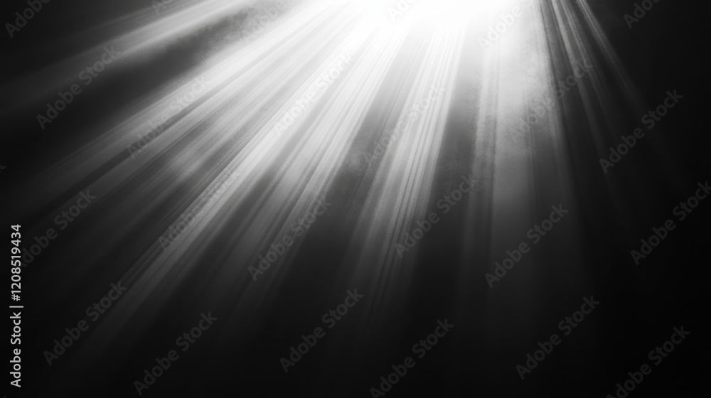 Sunlight streaming through dark clouds illuminating the sky Sunlight streaming through dark clouds illuminating the sky