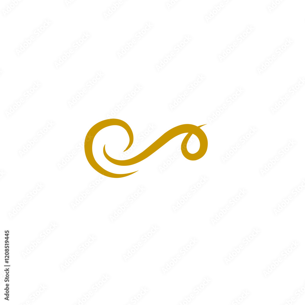 gold swirl illustration gold swirl illustration
