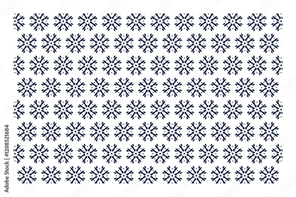 Fototapeta premium Abstract Floral Ornament Pattern Design.