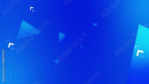 Background blue pattern triangle with arrow