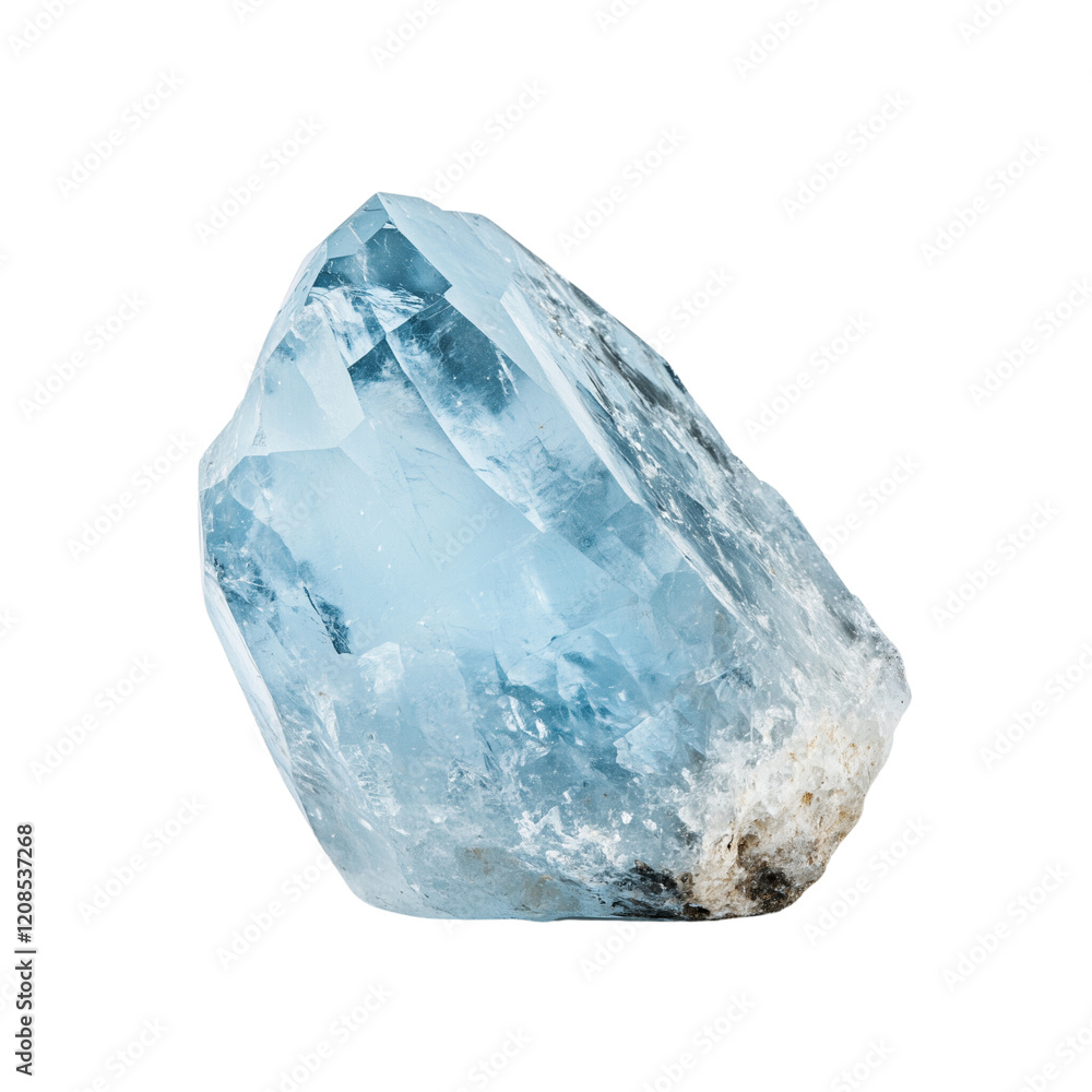 Fototapeta premium Aquamarine isolated on white