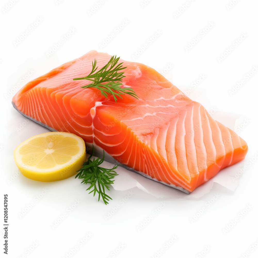 fresh salmon steak with lemon fresh salmon steak with lemon