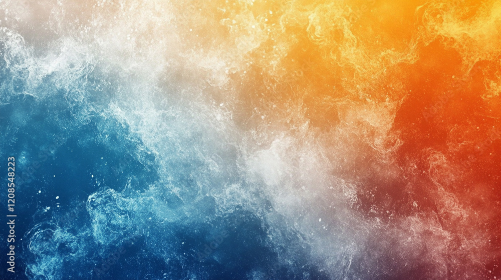 A calming orange, blue, and white gradient background with grainy noise texture, evoking a sense of peaceful chaos, perfect for a minimalist design, poster, or creative banner.
A calming orange, blue, and white gradient background with grainy noise texture, evoking a sense of peaceful chaos, perfect for a minimalist design, poster, or creative banner.