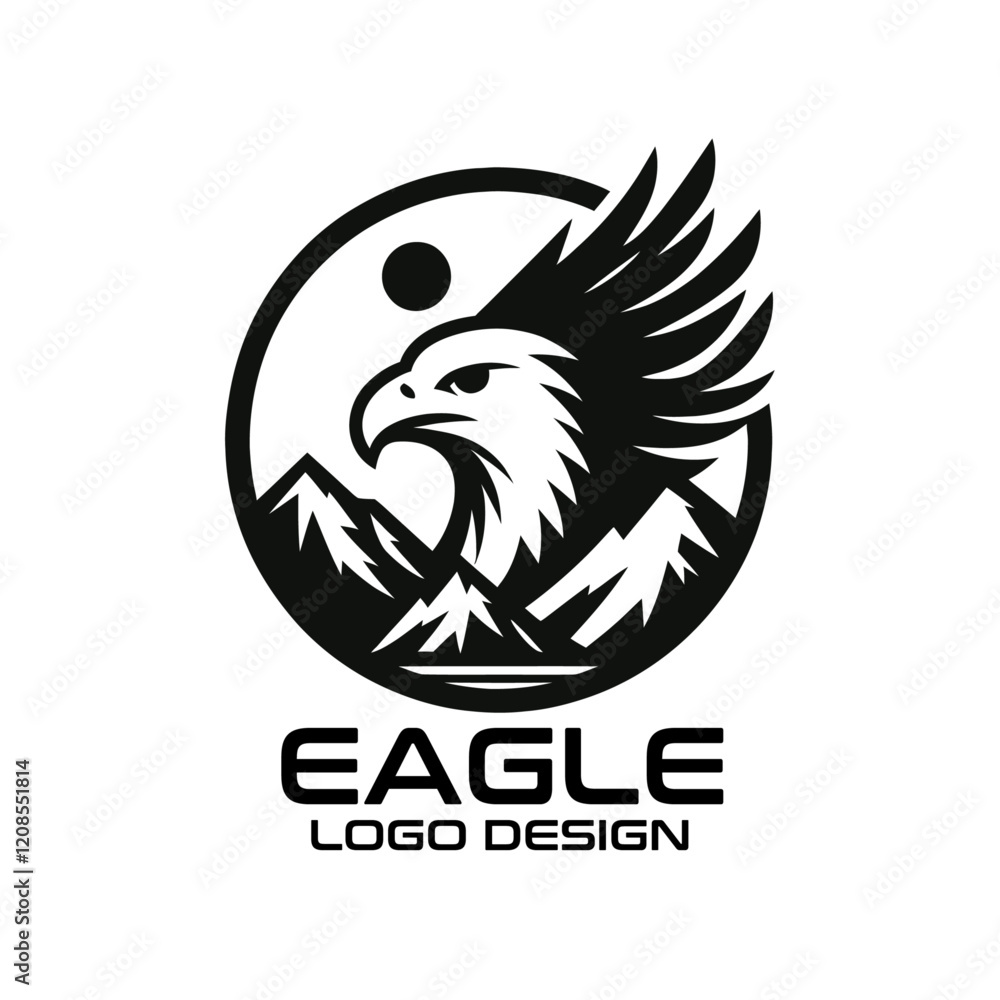 Fototapeta premium Eagle Vector Logo Design