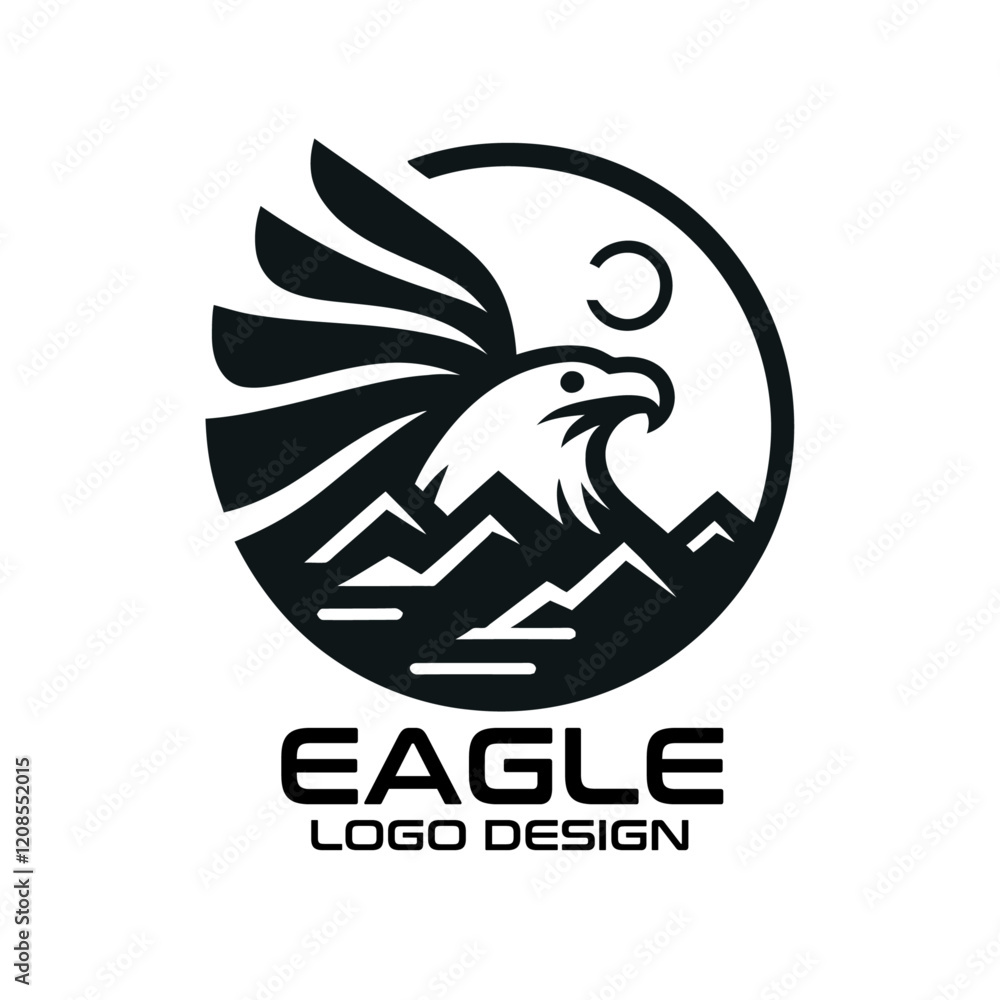 Obraz premium Eagle Vector Logo Design