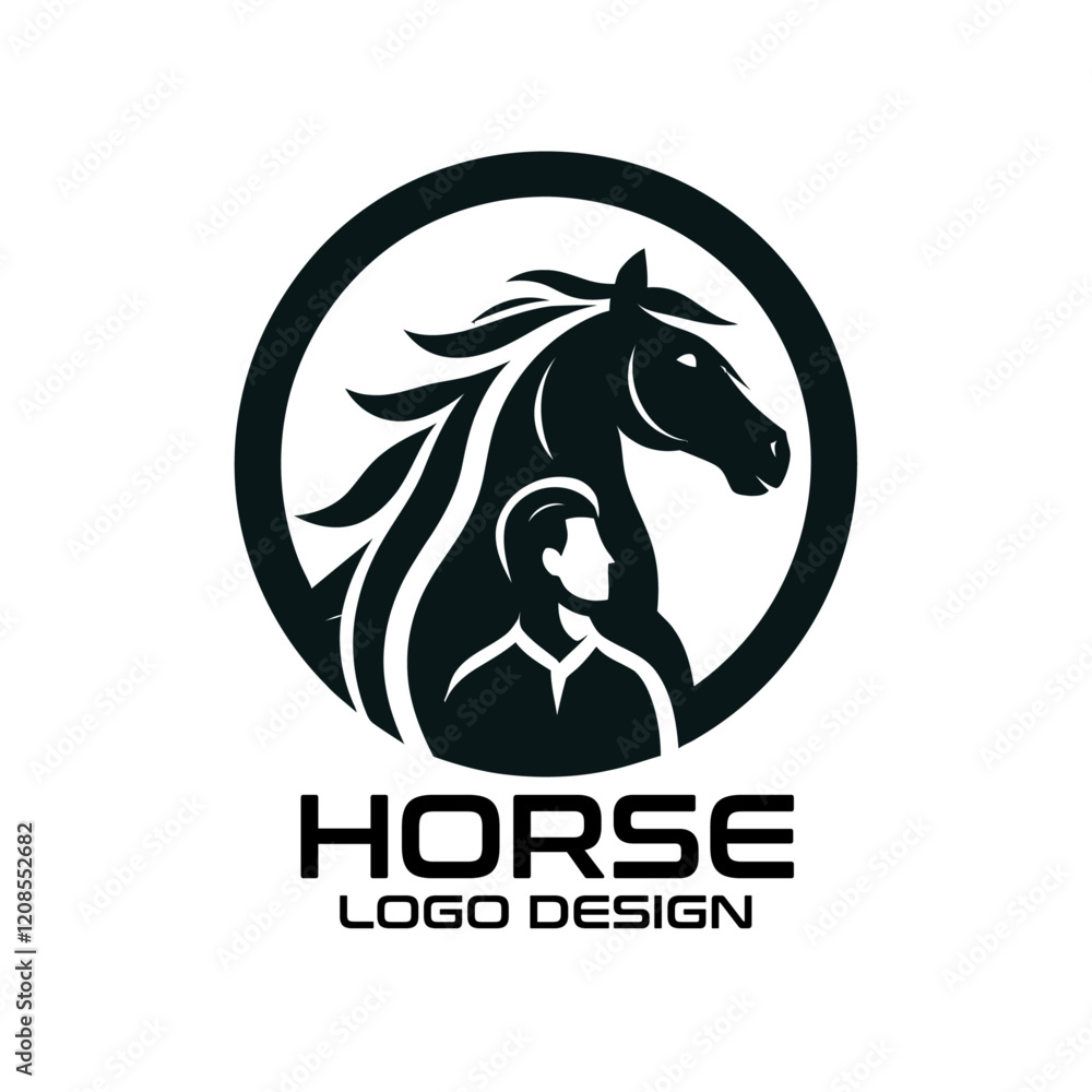 Fototapeta premium Horse Vector Logo Design
