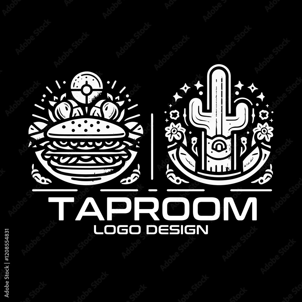 Obraz premium Taproom Vector Logo Design