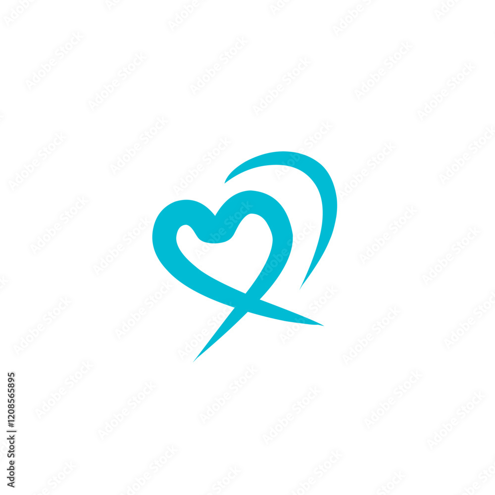 Fototapeta premium heart symbol design